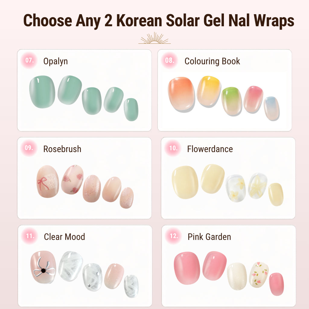 no lamp nail wraps