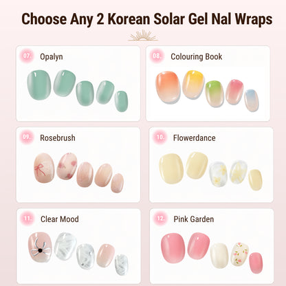 no lamp nail wraps