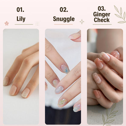 UV-free nail wraps