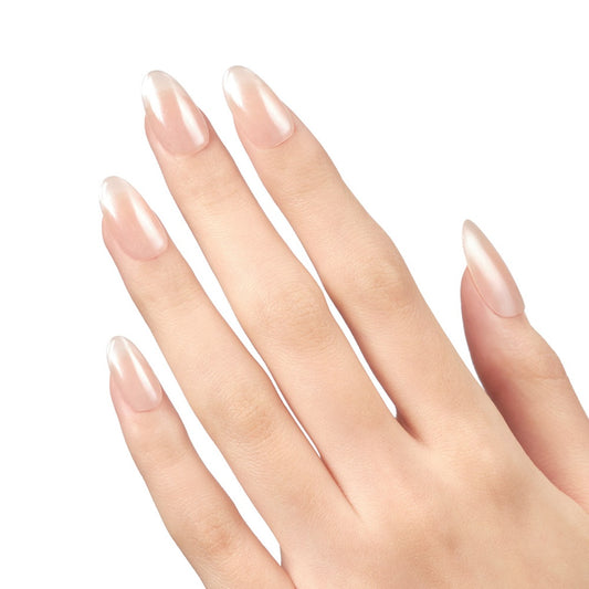 Pearlescent Mirror Press-On Nails