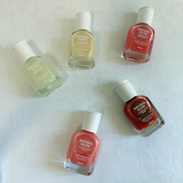 Ohora Natural Glow Glazed Syrup Nail Strengthener worldwide shipping