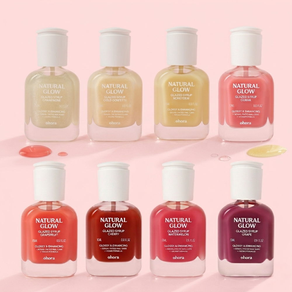 Ohora Natural Glow Glazed Syrup Nail Strengthener worldwide shipping