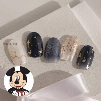 ohora Mickey Navy nail wraps worldwide shipping