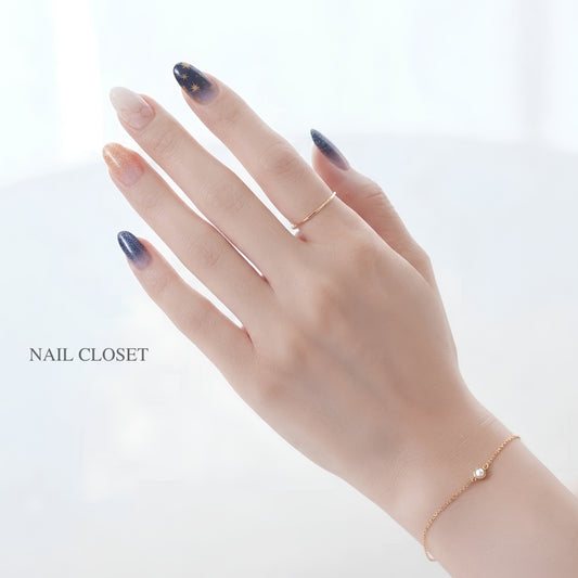 ohora Mickey Navy nail wraps worldwide shipping