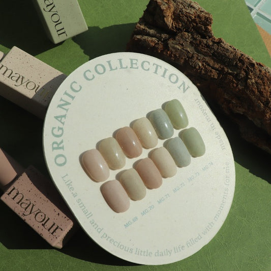 [Mayour] Organic Sand Gel | 有機沙色膠 | 大地裸色系 | 柔霧高級感