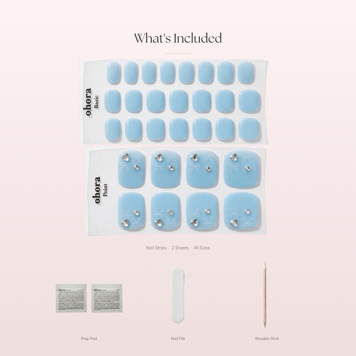 toe nail wraps