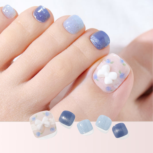 Ohora Korea | P Berry Shushu Pedi | 腳甲貼| Semi Cured Gel