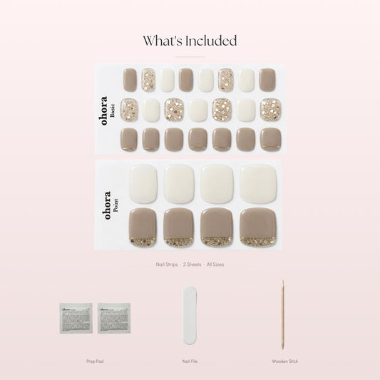 pedicure gel strips
