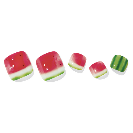 Ohora Korea | P Watermelon Pedi | 腳甲貼| Semi Cured Gel