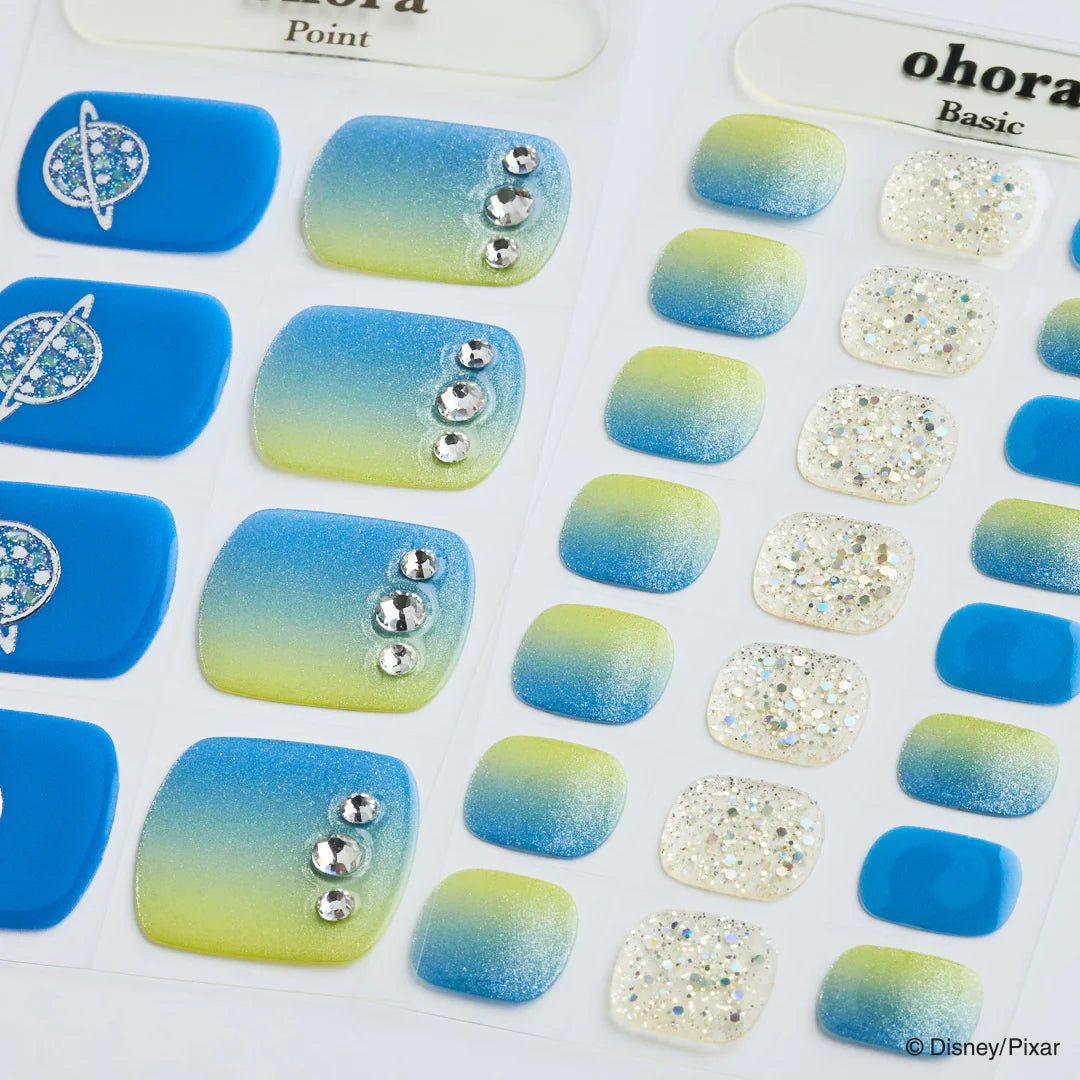 Ohora Japan Disney|P Pizza Planet|腳甲貼|Semi Cured Gel