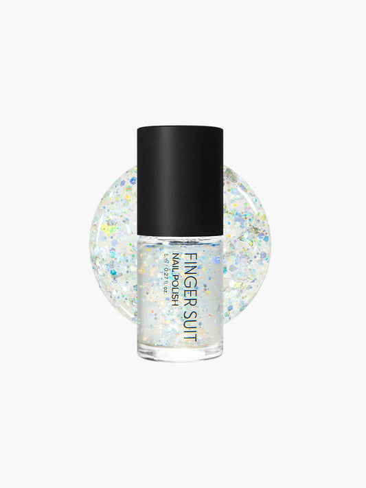 Finger Suit | Party Prism ｜蝴蝶閃片指甲油 | 指甲油 | Glitter Nail Polish| 蝴蝶閃片指甲油 | 春日 Disco
