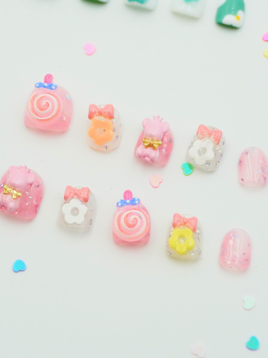 Child Press On Nails Safe 