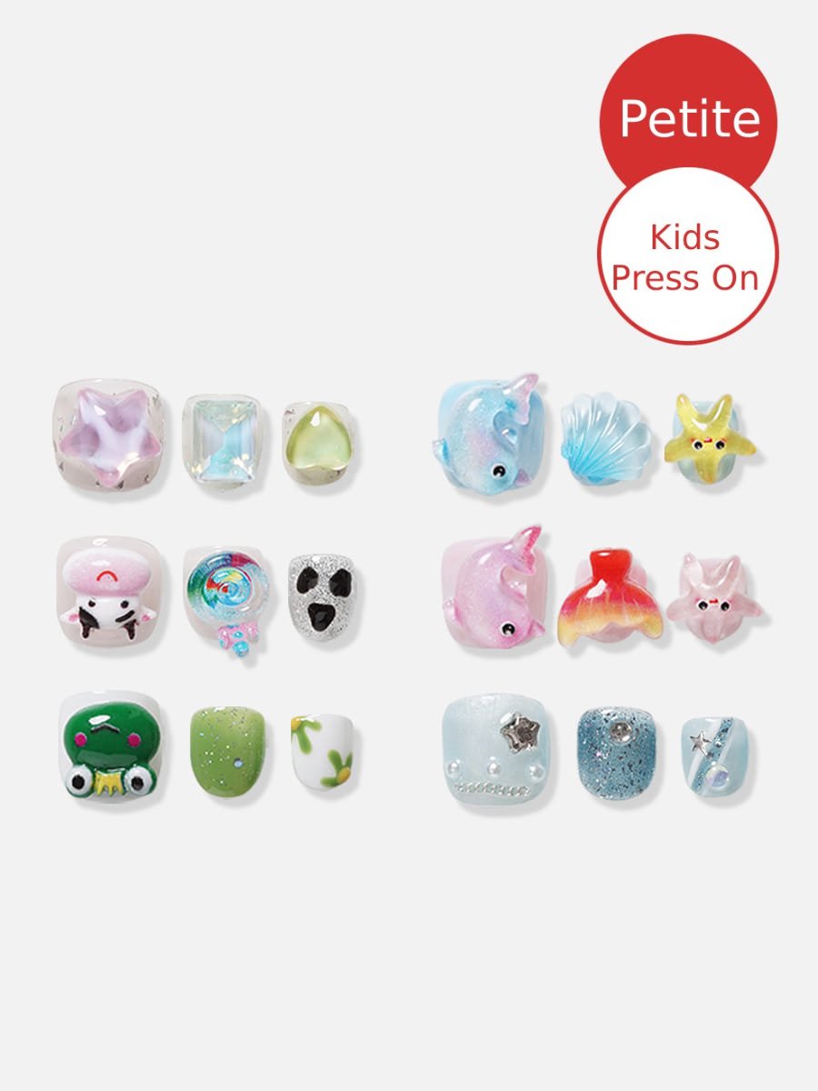 兒童穿戴甲套裝 韓國無毒小童美甲