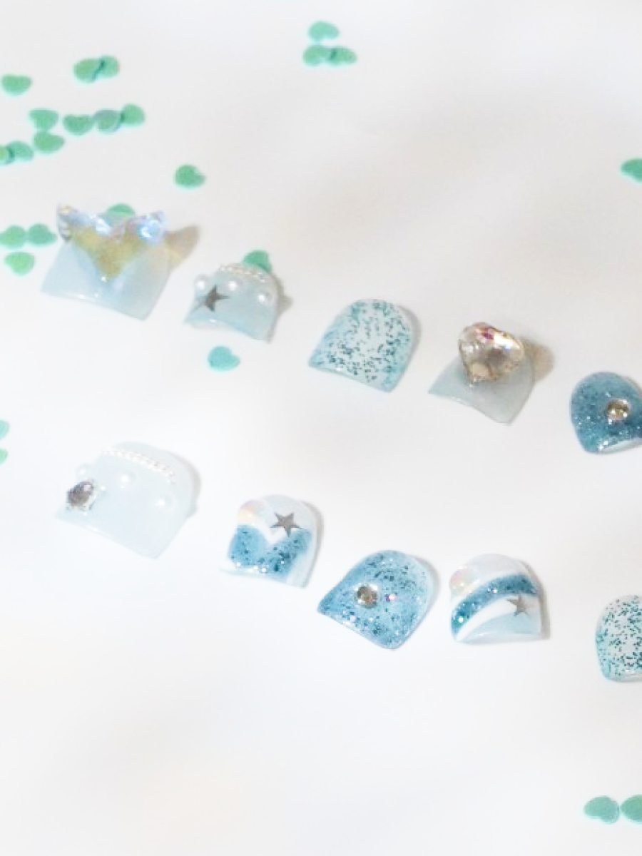 兒童穿戴甲套裝 韓國無毒小童美甲