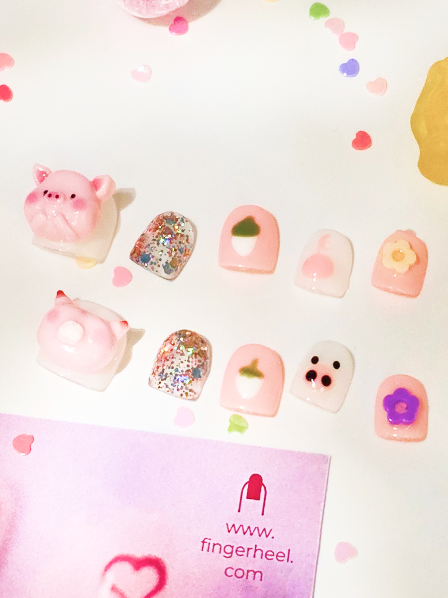 可愛兒童穿戴甲