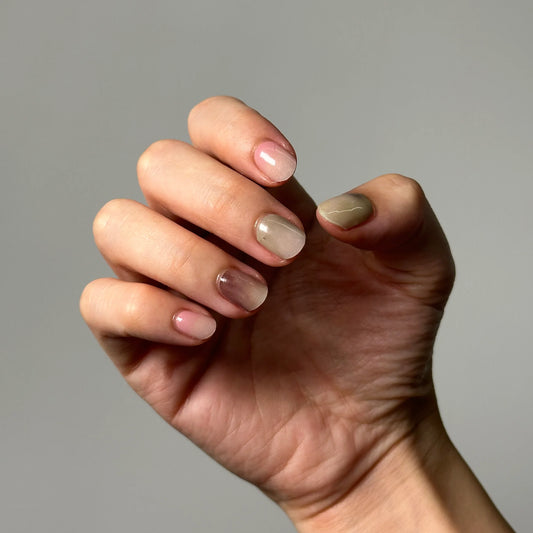 semi-cured gel nail wraps UK