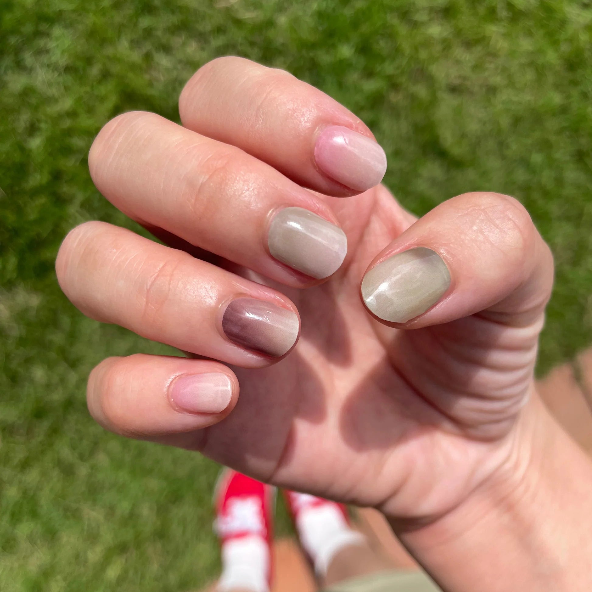 semi-cured gel nail wraps UK