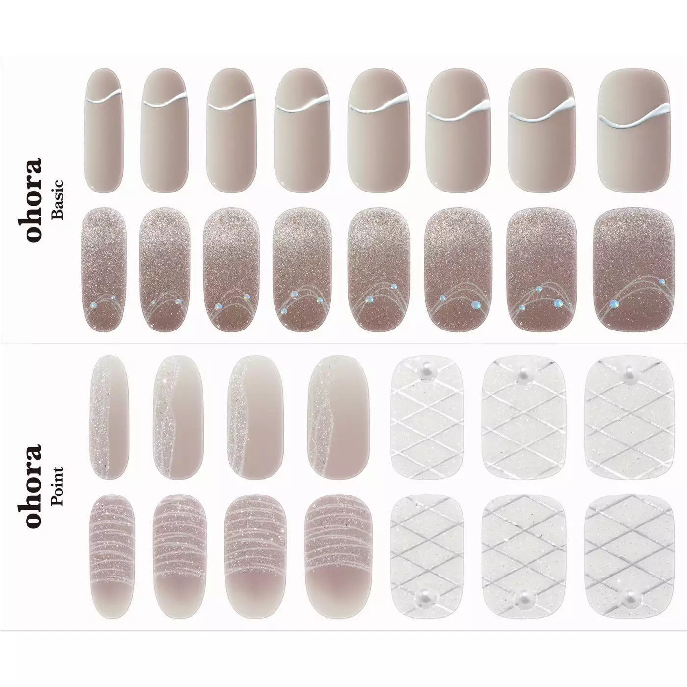 Ohora Disney | Princess Aurora Nail Stickers | NP-046-JC | 指甲貼 | Semi Cured Gel
