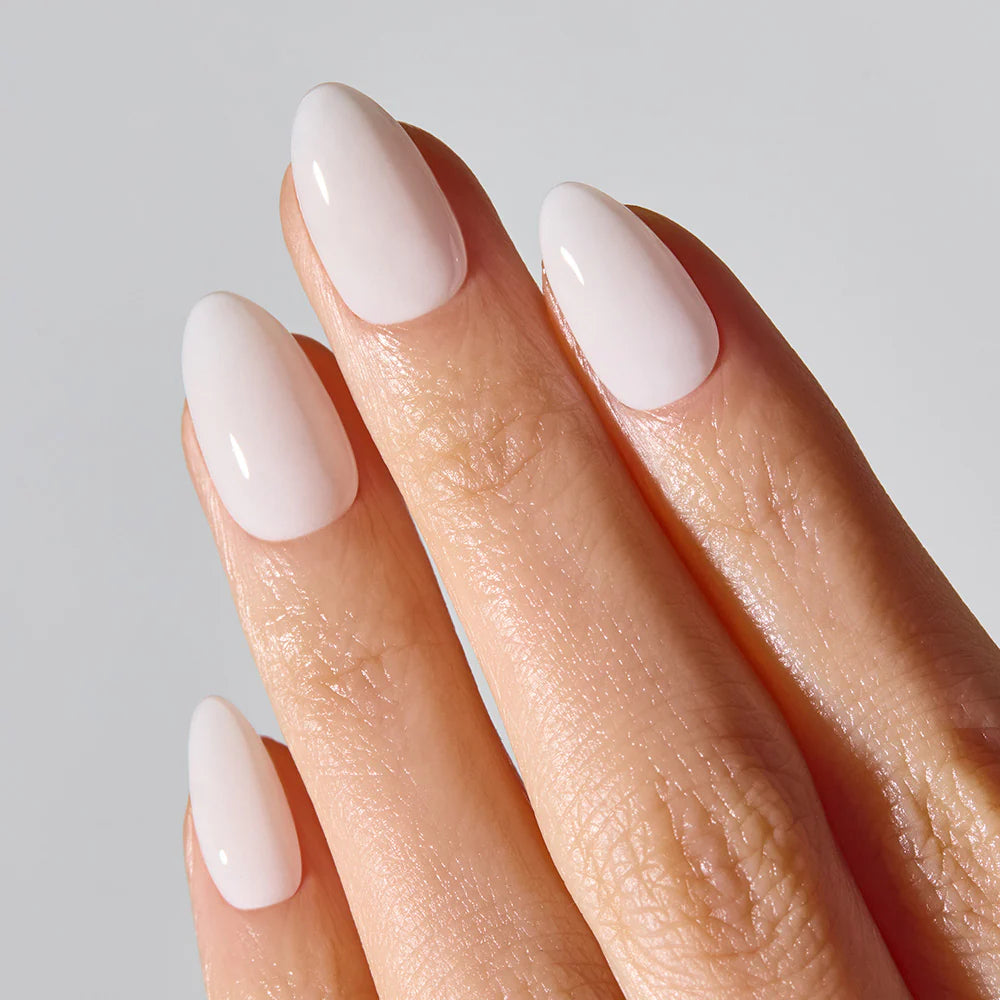 Ohora 凝膠穿戴甲 - Pure White 純白單色款 (Short Oval 短橢圓 / Medium Oval 中橢圓 )
