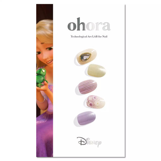 Ohora Japan Disney|Rapunzel Nail Stickers Semi-Cure Gel Nails NP-031-JC ｜魔髮奇緣代購 ｜長髮公主代購|指甲貼|Semi Cured Gel