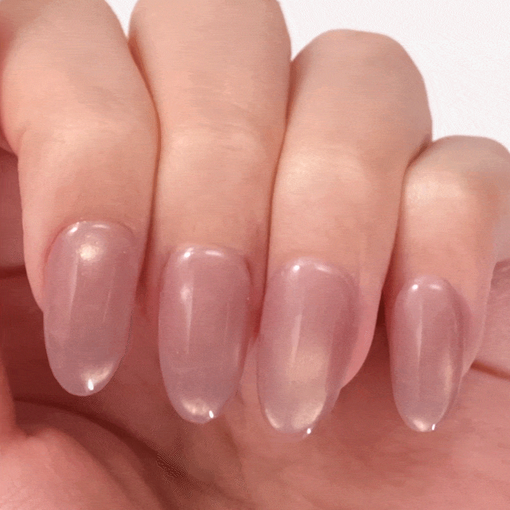 Rosewood Gold Cat-Eye Press-On Nails