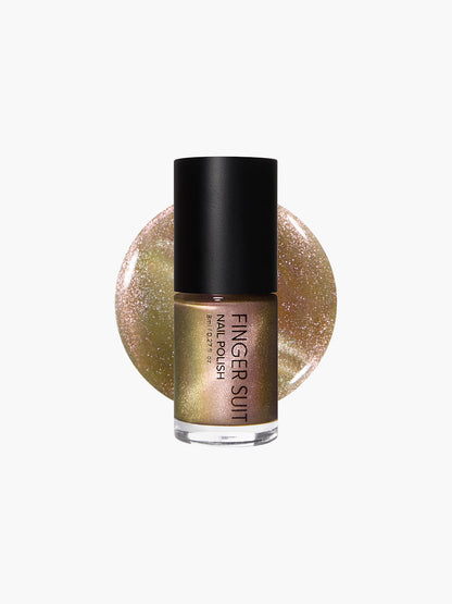 Finger Suit | Sheer Glint | 指甲油 | Magnetic Nail Polish｜貓眼指甲油 | 淡粉閃光