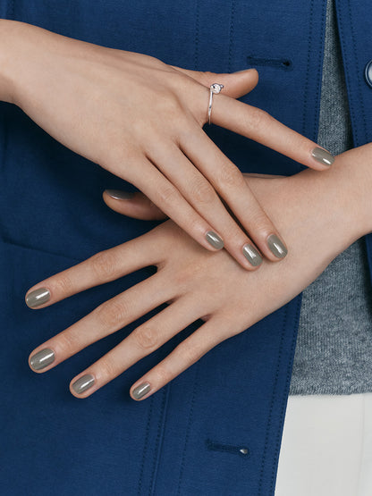 Muted Sage Grey Nail Polish