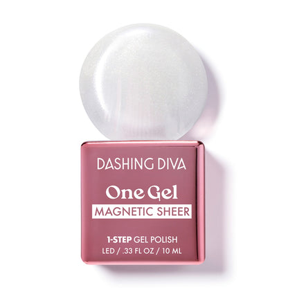 Dashing Diva - Silver Topper | GEL甲油 | Magnetic Gel | 百搭銀色調貓眼，多用途設計，輕鬆搭配所有色彩
