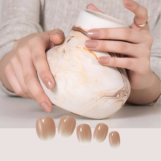 Soft Beige|指甲貼|Solar Gel |Gelato Factory-KR