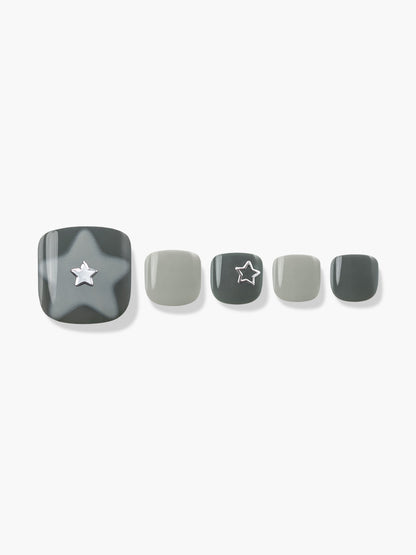 Finger Suit Starlet Pedi | 穿戴甲（腳甲）| Press On Pedicure