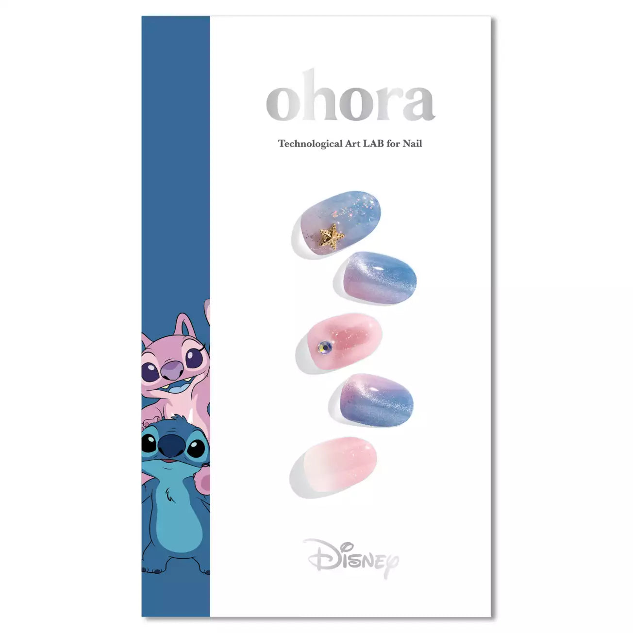 Ohora x Disney Stitch & Angel Semi-Cured Gel Nail Strips