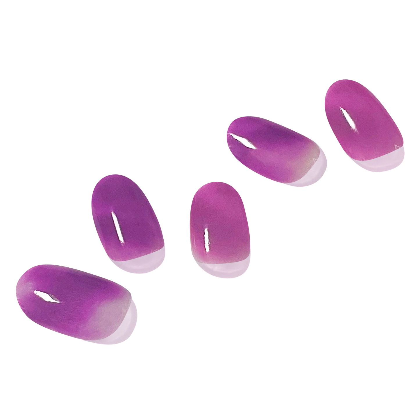 Nail stickers that harden with UV light