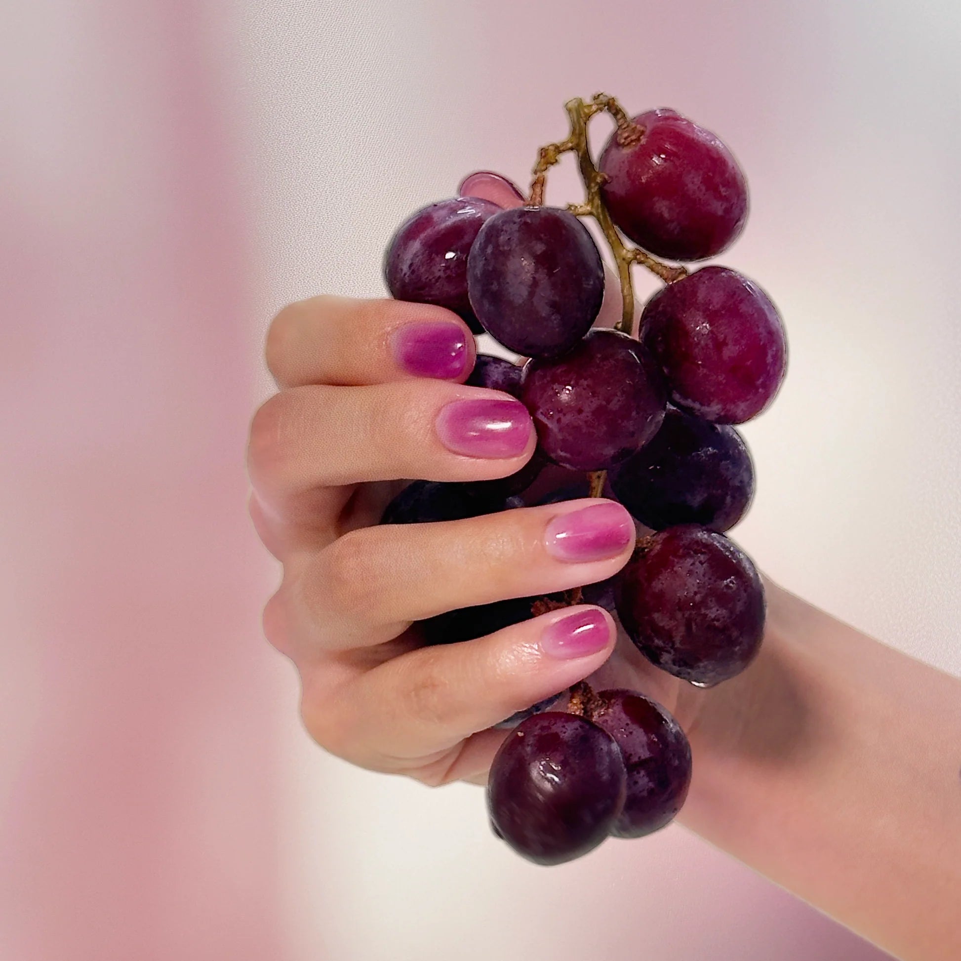 Nail stickers that harden with UV light