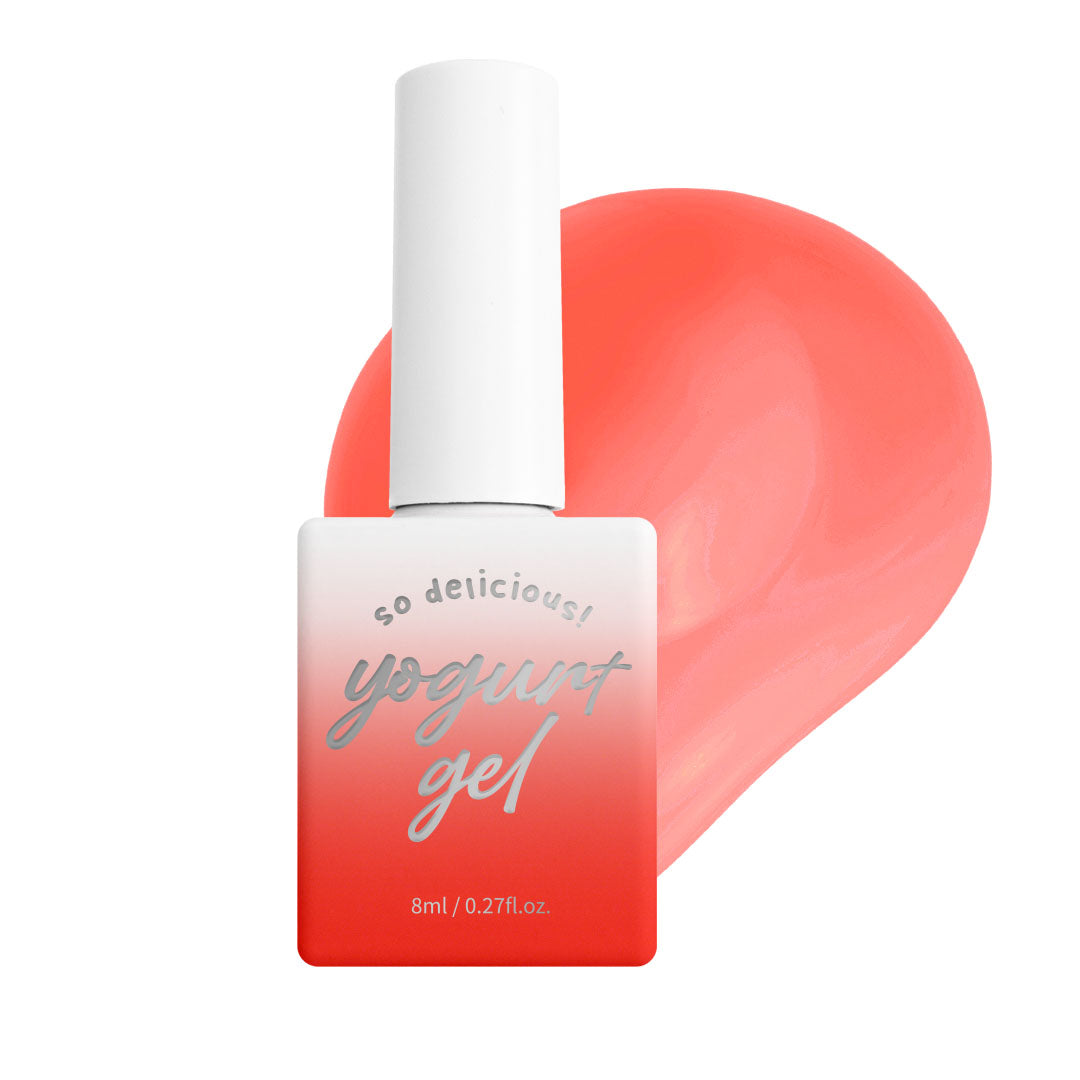 [Yogurt Nail] 'Neon Pudding' Syrup Gel #S66 Peach Crush|GEL甲油|Syrup Gel