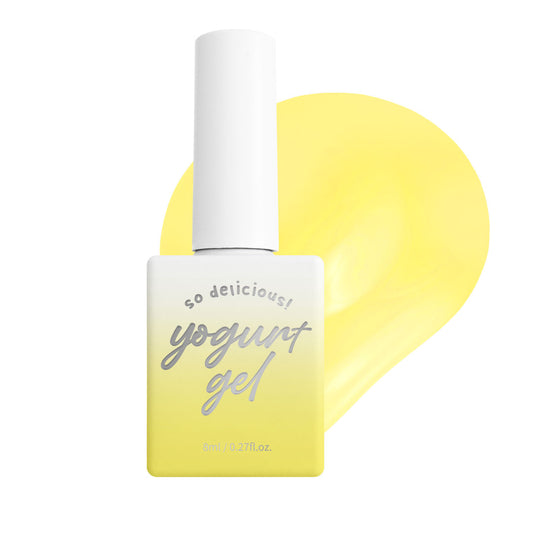 [Yogurt Nail] 'Neon Pudding' Syrup Gel #S68 Lemon Pudding|GEL甲油|Syrup Gel