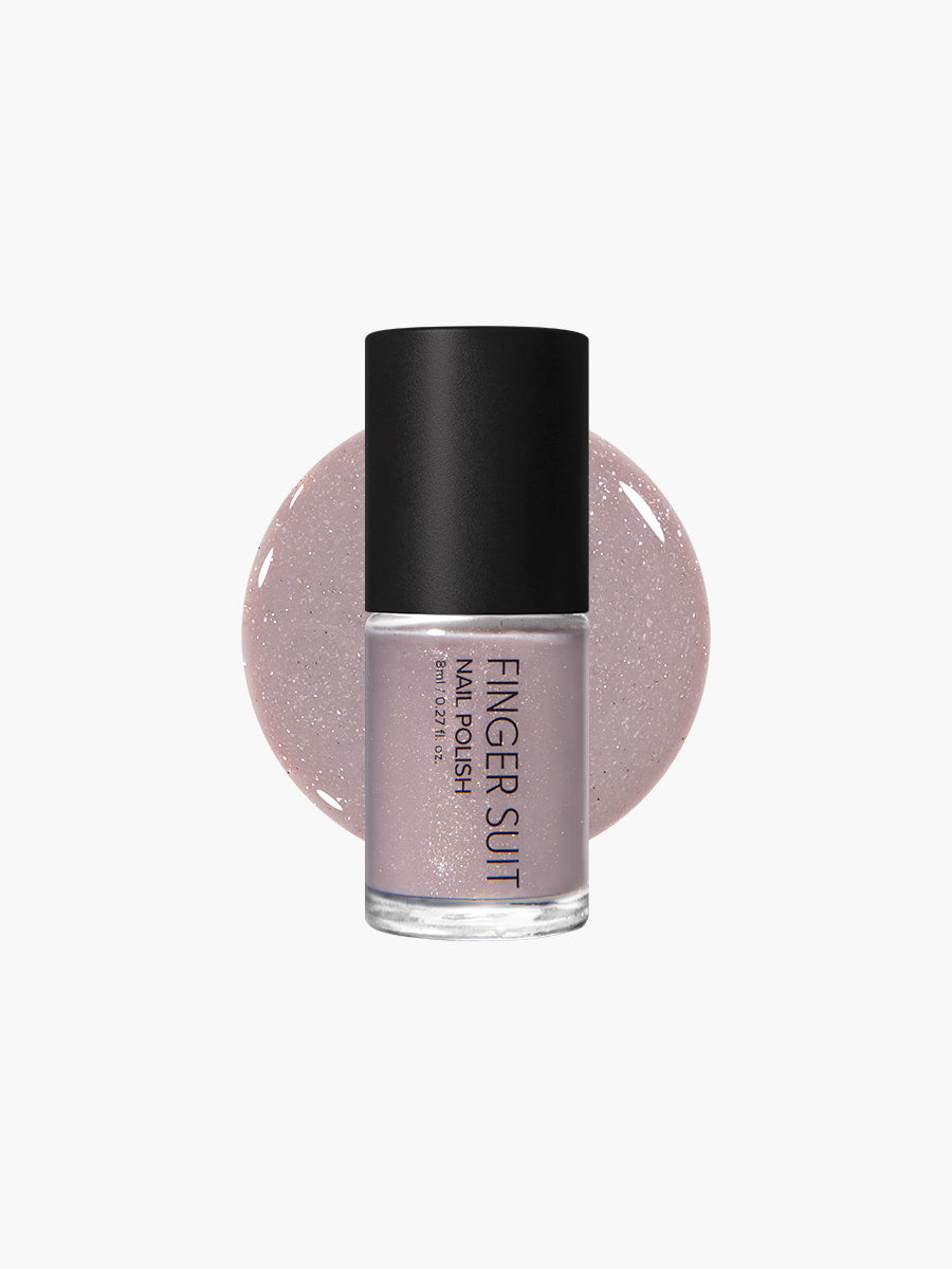 Finger Suit | Toasty | 指甲油 | Glitter Nail Polish| 裸玫瑰金指甲油 | 低調金閃