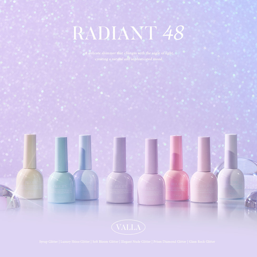 純素｜HEMA FREE & TPO FREE 馬卡龍色閃粉Gel甲油