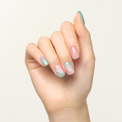 Dashing Diva Magic Press- Wavy Marble (Regular Round) | 穿戴甲| Press On Nail