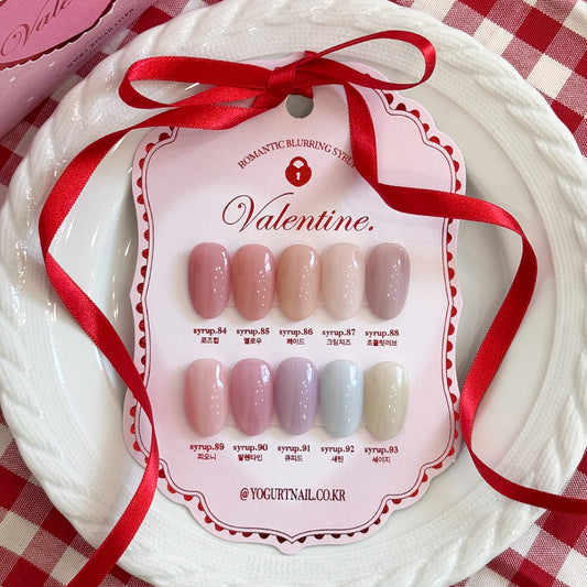 韓國Yogurt Nail Valentine 糖漿凝膠10件套裝｜情人節系列｜香港正貨預購