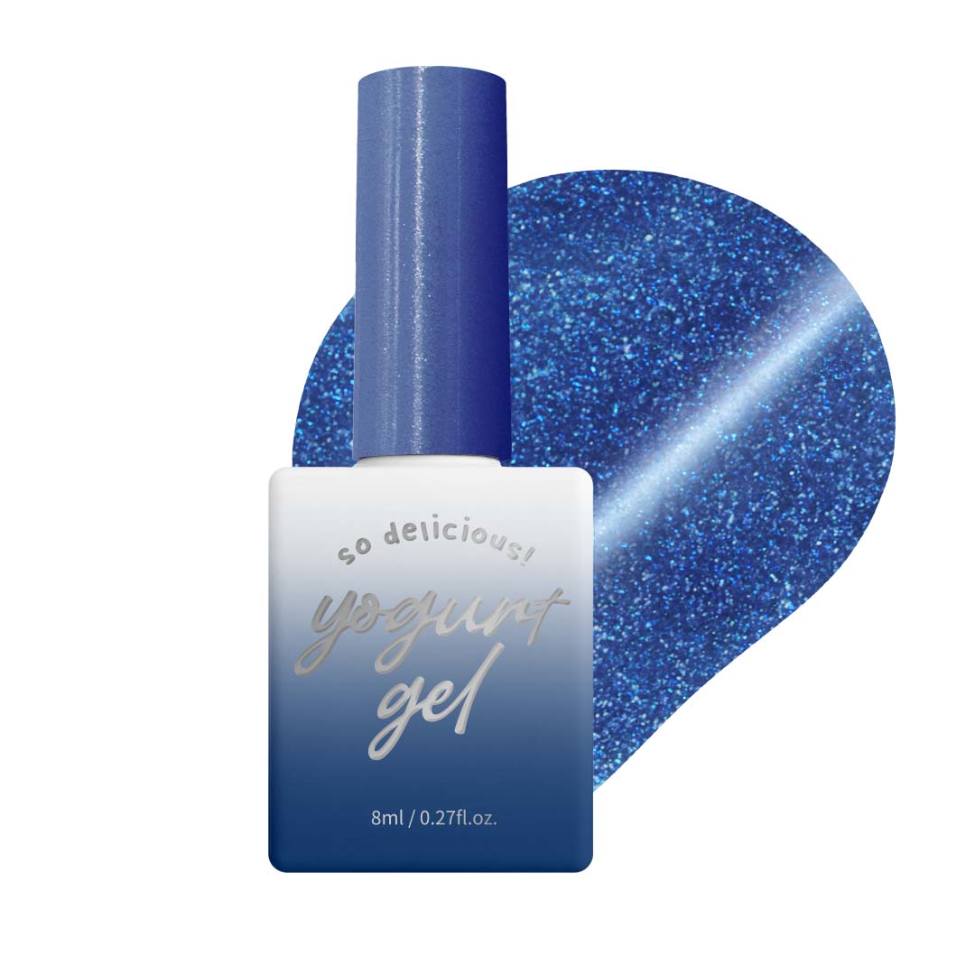 [Yogurt Nail]  'Aquarium' Magnetic Gel #MG49 Blue Memory | GEL甲油 | Magnetic Gel– Reflective 3D Magnetic Nail Polish