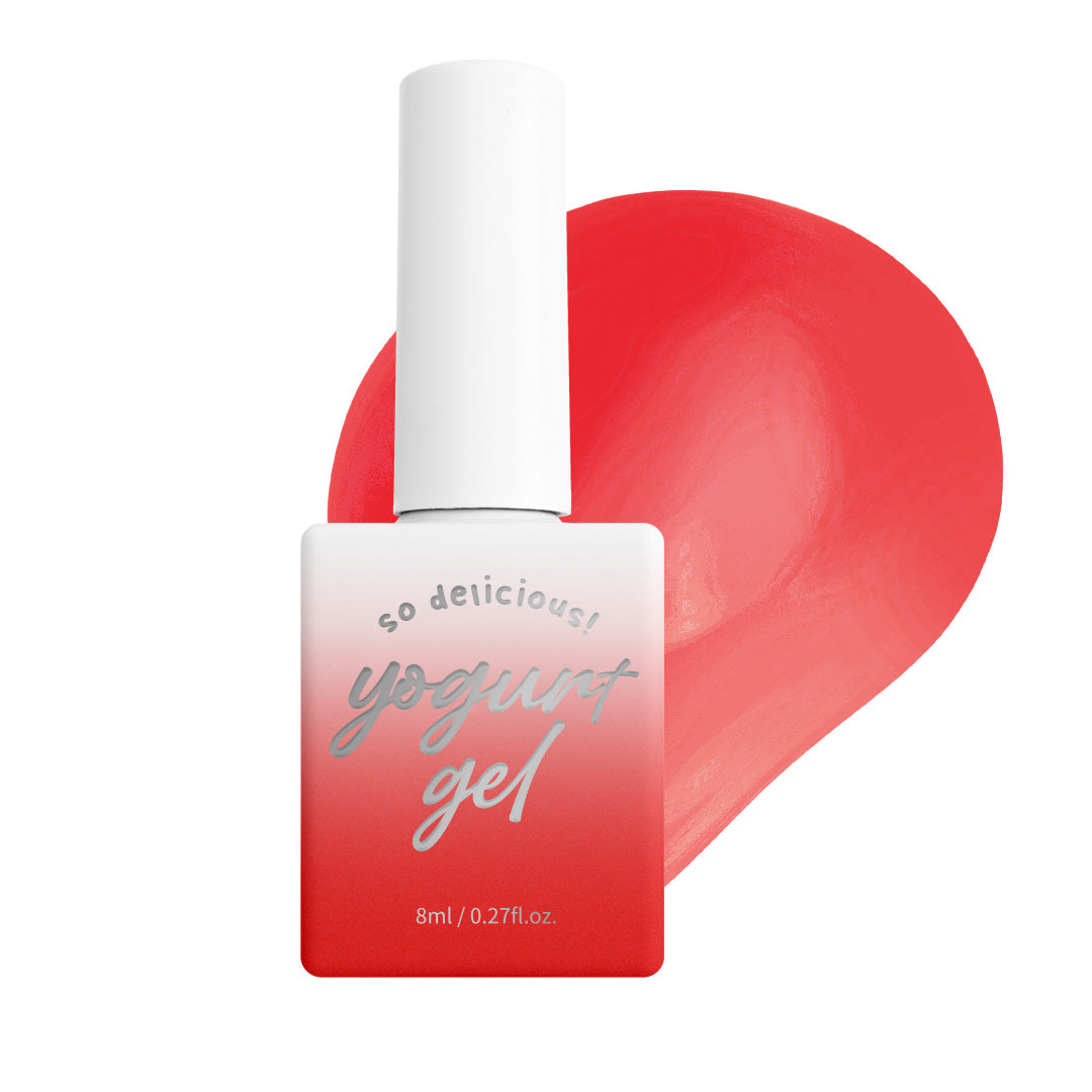 [Yogurt Nail] 'Chewing Gum' Syrup Gel #S100 Strawberry Gum | GEL甲油 | Syrup Gel- Glossy Korean Nail Art Polish