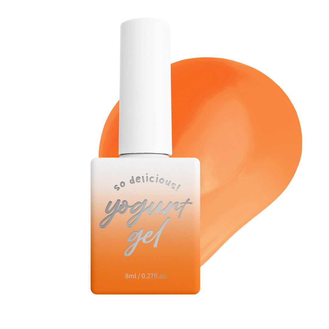 [Yogurt Nail]  'Chewing Gum' Syrup Gel #S101 Orange Gum | GEL甲油 | Syrup Gel- Long-lasting Korean Nail Polish