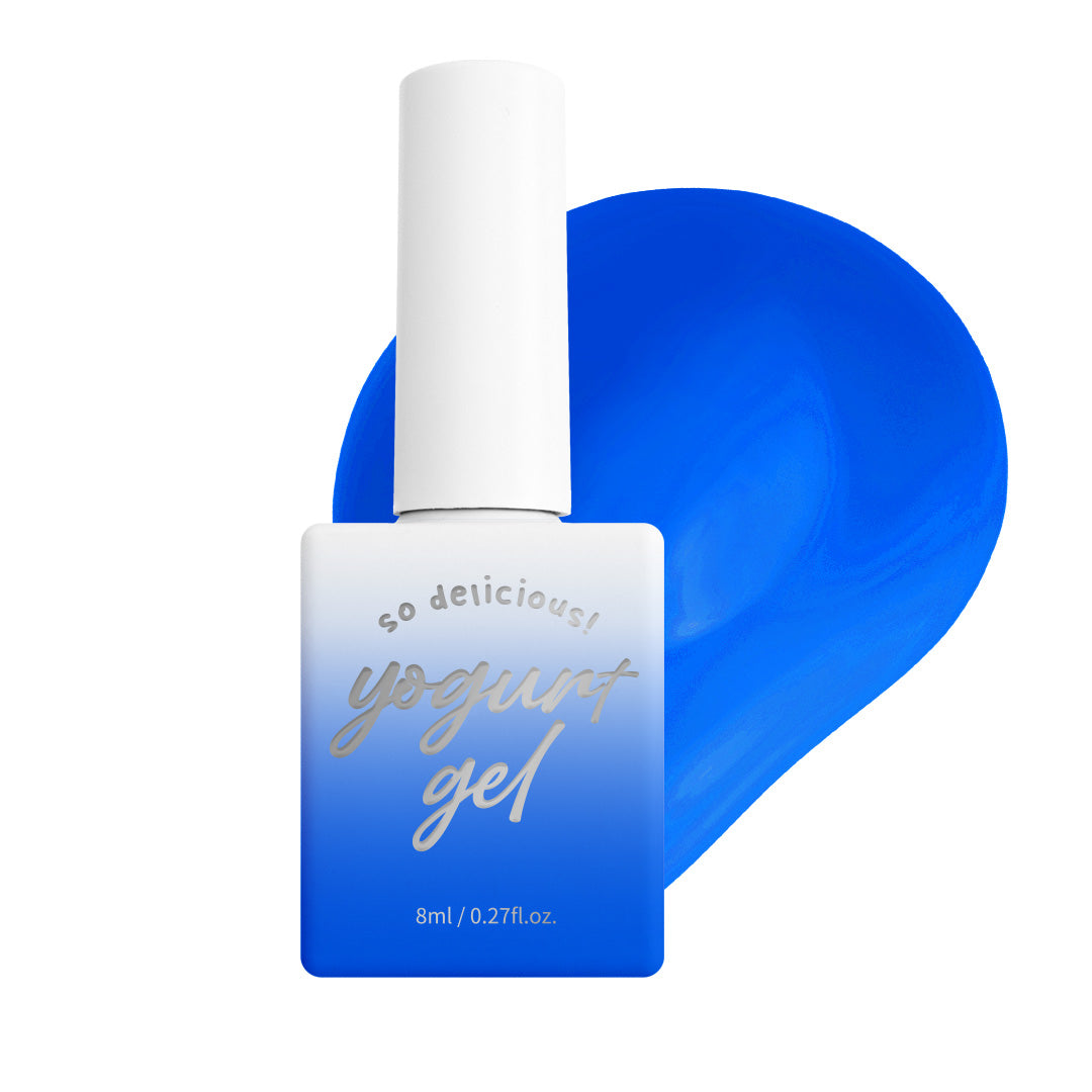 [Yogurt Nail]  'Chewing Gum' Syrup Gel #S96 Sea Gum | GEL甲油 | Syrup Gel- Blue Korean Nail Art Polish