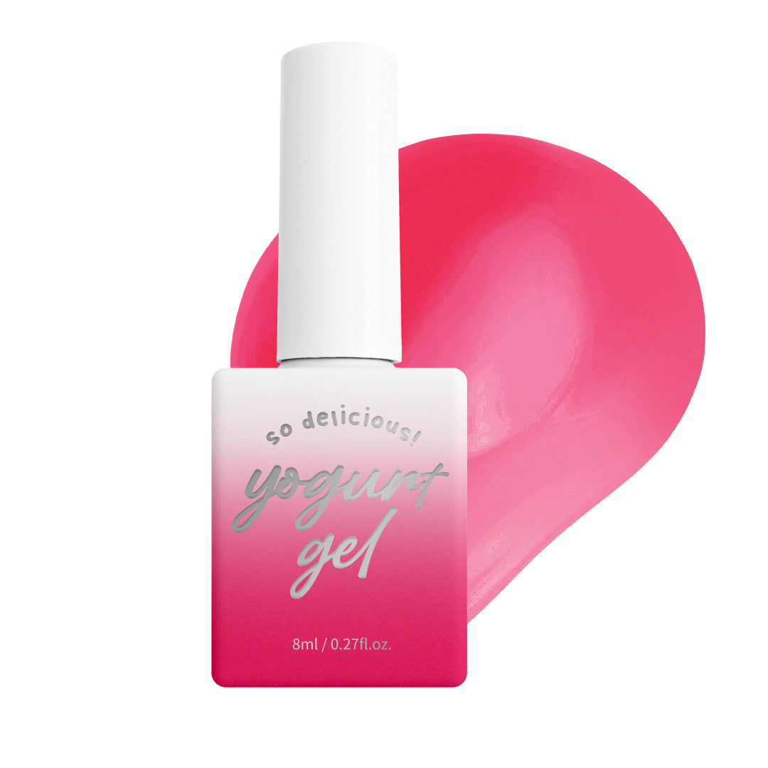 [Yogurt Nail] 'Chewing Gum' Syrup Gel #S99 Cherry Gum | GEL甲油 | Syrup Gel - Translucent Red Nail Polish