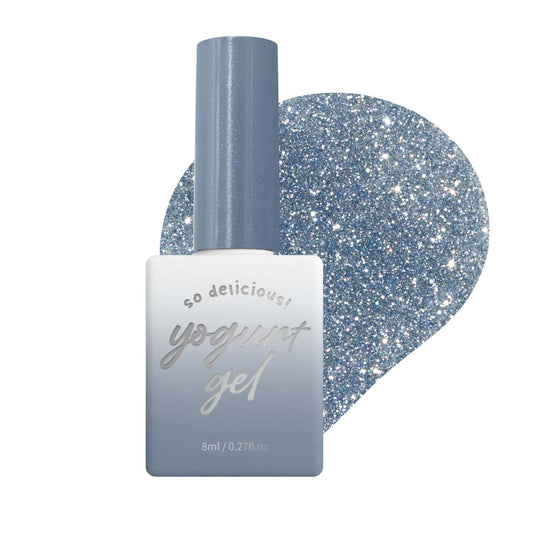 [Yogurt Nail] 'Look at Me' Reflective Glitter Gel #RG23 Dark Queen | GEL甲油 | Glitter Gel｜深藍色反光閃粉GEL甲油