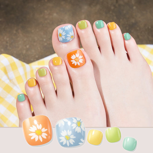 Daily Daisy |Toe Nail Sticker|Solar Gel