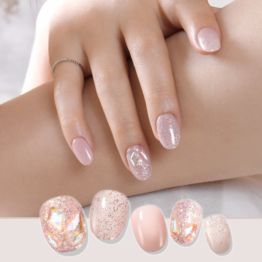 Pink Fairy|Nail Stickers|Solar Gel