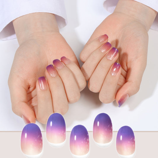 Shiny Purple Nails|指甲貼|Perfect Cured Gel