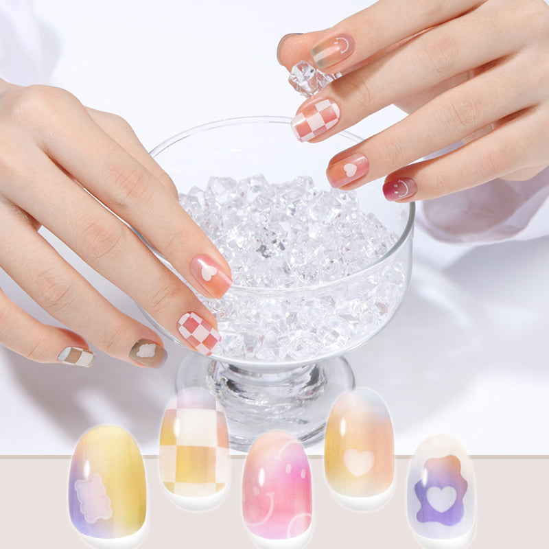 Smile Cotton Candy Nails|指甲貼|Perfect Cured Gel