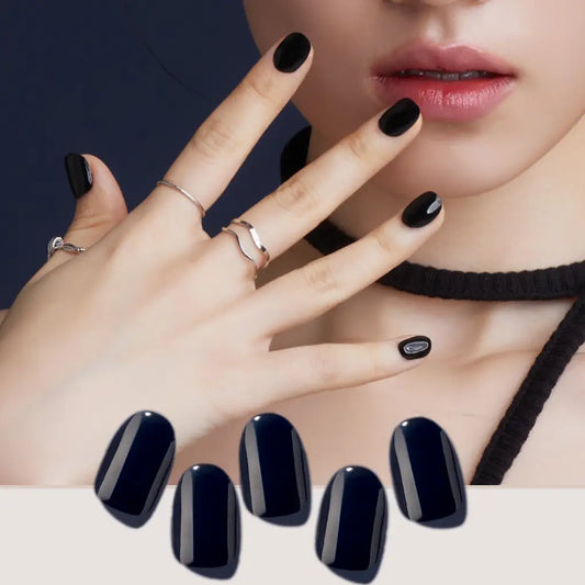 Extreme Black(I)|指甲貼|Hard Gel